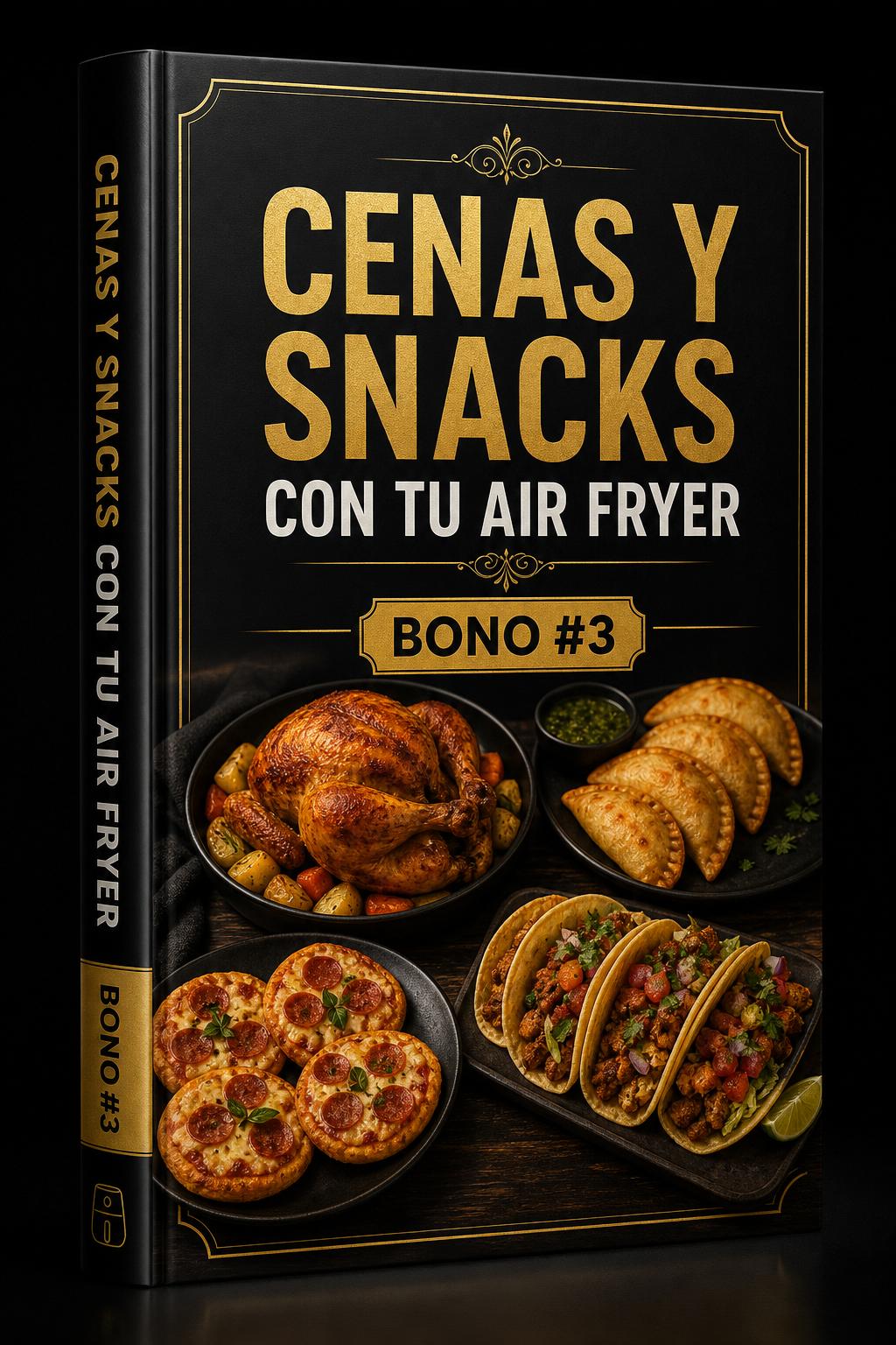 Cenas y Snacks con tu Air Fryer